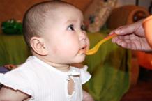 Child being fed